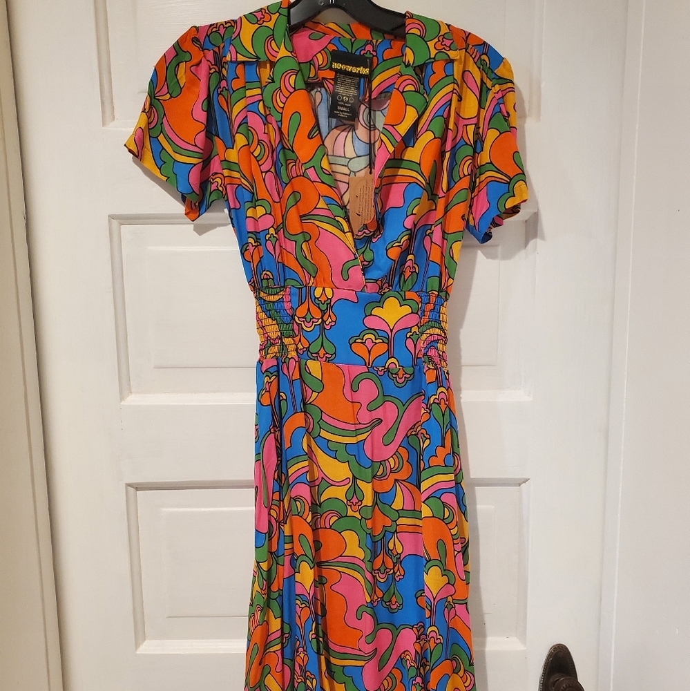 RARE Nooworks Leah Dress In Auderpopz NWT